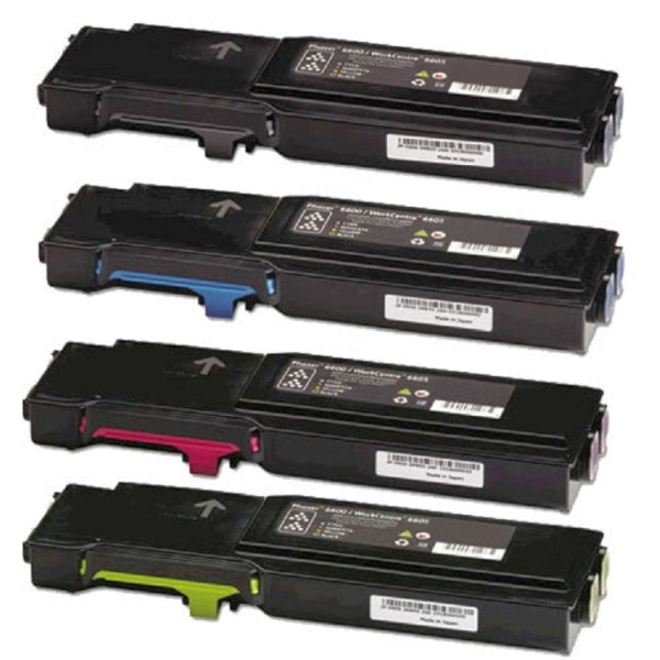 Xerox 106R03512 106R03513 106R03514 106R03515 Compatible High Yield Toner Cartridge Combo BK/C/M/Y for use in Versalink C400, C400D, C400DN, C405, C405DN, C405N